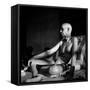 Sri Ramana Maharshi-Eliot Elisofon-Framed Stretched Canvas