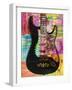 SRV Guitar-Dean Russo- Exclusive-Framed Giclee Print