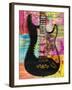 SRV Guitar-Dean Russo- Exclusive-Framed Giclee Print