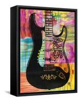 SRV Guitar-Dean Russo- Exclusive-Framed Stretched Canvas