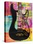 SRV Guitar-Dean Russo- Exclusive-Stretched Canvas