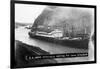 SS Ancon at the Opening of the Panama Canal-null-Framed Photographic Print