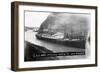 SS Ancon at the Opening of the Panama Canal-null-Framed Photographic Print