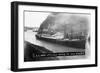 SS Ancon at the Opening of the Panama Canal-null-Framed Photographic Print