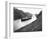 SS Ancon Passing Through Culebra Cut-null-Framed Photographic Print