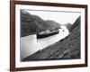 SS Ancon Passing Through Culebra Cut-null-Framed Photographic Print