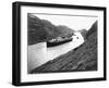 SS Ancon Passing Through Culebra Cut-null-Framed Photographic Print