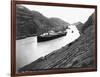 SS Ancon Passing Through Culebra Cut-null-Framed Photographic Print