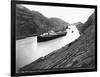 SS Ancon Passing Through Culebra Cut-null-Framed Photographic Print