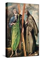 Ss. Andrew and Francis of Assisi, After 1576-El Greco-Stretched Canvas