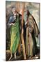 Ss. Andrew and Francis of Assisi, After 1576-El Greco-Mounted Giclee Print