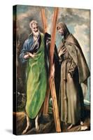 Ss. Andrew and Francis of Assisi, After 1576-El Greco-Stretched Canvas