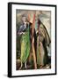 Ss. Andrew and Francis of Assisi, After 1576-El Greco-Framed Giclee Print