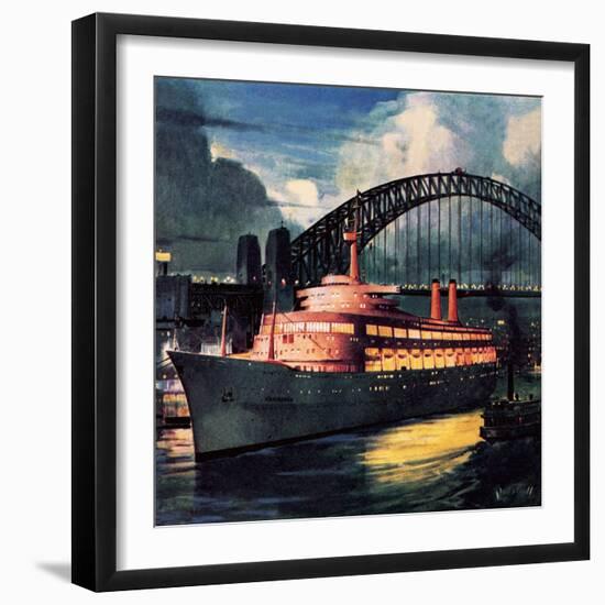 Ss Canberra-McConnell-Framed Giclee Print