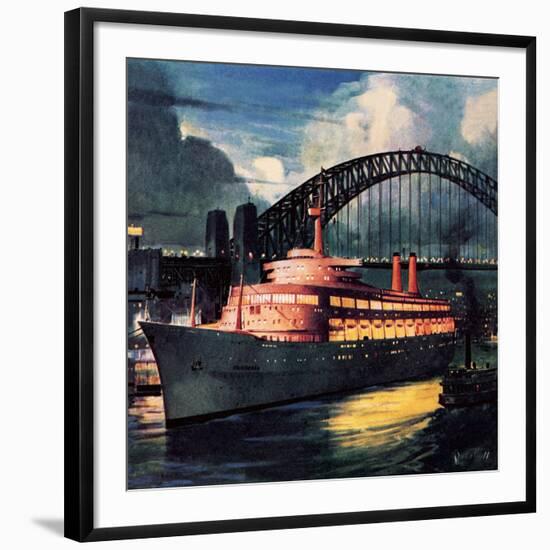 Ss Canberra-McConnell-Framed Giclee Print