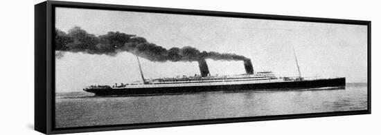 SS 'Carmania', 1905-null-Framed Stretched Canvas