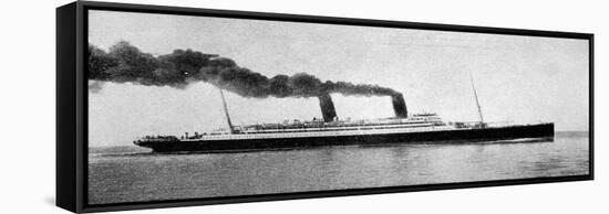SS 'Carmania', 1905-null-Framed Stretched Canvas