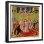 SS. Cosmas and Damian Condemned to Burn at Stake, Predella from Annalena Altarpiece, 1434-Fra Angelico-Framed Giclee Print