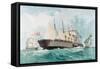 SS Great Eastern, IK Brunel's Great Steam Ship, 1858-null-Framed Stretched Canvas