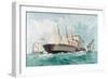 SS Great Eastern, IK Brunel's Great Steam Ship, 1858-null-Framed Giclee Print