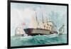 SS Great Eastern, IK Brunel's Great Steam Ship, 1858-null-Framed Giclee Print