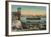 Ss Havana and City from Morro Castle, Havana, Cuba, C1910-null-Framed Giclee Print