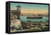 Ss Havana and City from Morro Castle, Havana, Cuba, C1910-null-Framed Stretched Canvas
