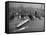 SS Liberte (Formerly Europa) Berths in New York, 1950-null-Framed Stretched Canvas