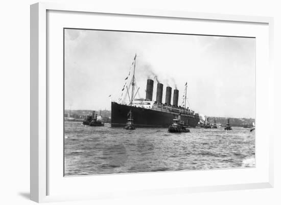 SS Lusitania-null-Framed Photographic Print