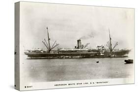 SS Marathon, Aberdeen White Star Line Steamship, C1903-C1920-Kingsway-Stretched Canvas