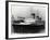 SS Normandie Docked in New York Harbor-null-Framed Photographic Print