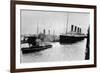 SS 'Olympic' Leaving Southampton, 1913-null-Framed Premium Giclee Print