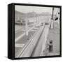 SS Orbita, Panama Canal, Panama, 20th Century-J Dearden Holmes-Framed Stretched Canvas