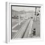 SS Orbita, Panama Canal, Panama, 20th Century-J Dearden Holmes-Framed Photographic Print