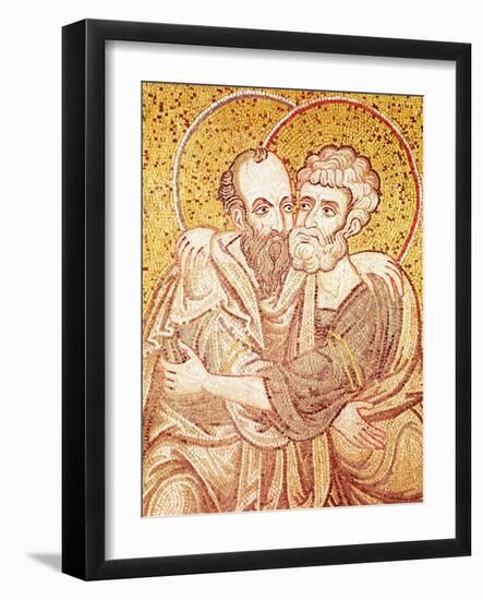 Ss. Peter and Paul Embracing-null-Framed Giclee Print