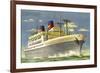 SS President Cleveland-null-Framed Art Print