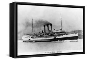 SS Princess Victoria-Lantern Press-Framed Stretched Canvas