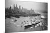 SS United States Arrives in Manhattan-null-Mounted Photographic Print