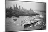 SS United States Arrives in Manhattan-null-Mounted Photographic Print