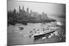 SS United States Arrives in Manhattan-null-Mounted Photographic Print