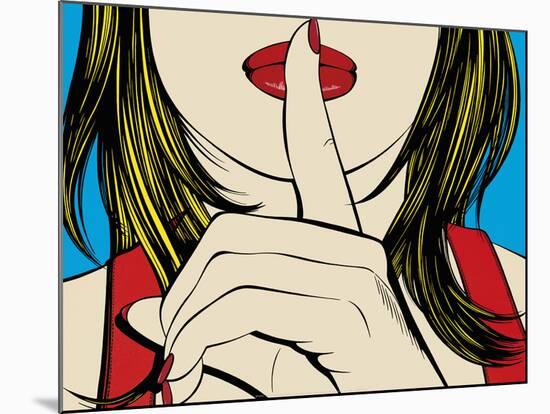 Ssshhh!-Deborah Azzopardi-Mounted Art Print