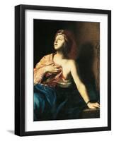 St. Agatha in Prison-Massimo Stanzione-Framed Art Print