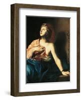 St. Agatha in Prison-Massimo Stanzione-Framed Art Print