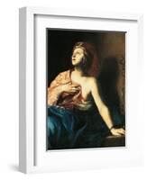 St. Agatha in Prison-Massimo Stanzione-Framed Art Print