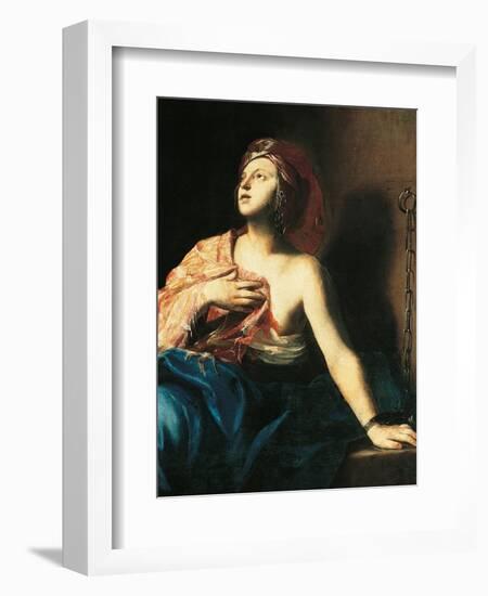 St. Agatha in Prison-Massimo Stanzione-Framed Art Print