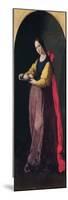 St. Agatha-Francisco de Zurbarán-Mounted Premium Giclee Print