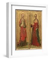 St. Agnes and St. Domitilla-Andrea di Bonaiuto-Framed Giclee Print