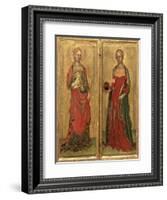 St. Agnes and St. Domitilla-Andrea di Bonaiuto-Framed Giclee Print