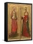 St. Agnes and St. Domitilla-Andrea di Bonaiuto-Framed Stretched Canvas