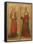 St. Agnes and St. Domitilla-Andrea di Bonaiuto-Framed Stretched Canvas